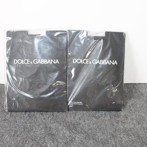 Dolce & Gabbana black lace tights